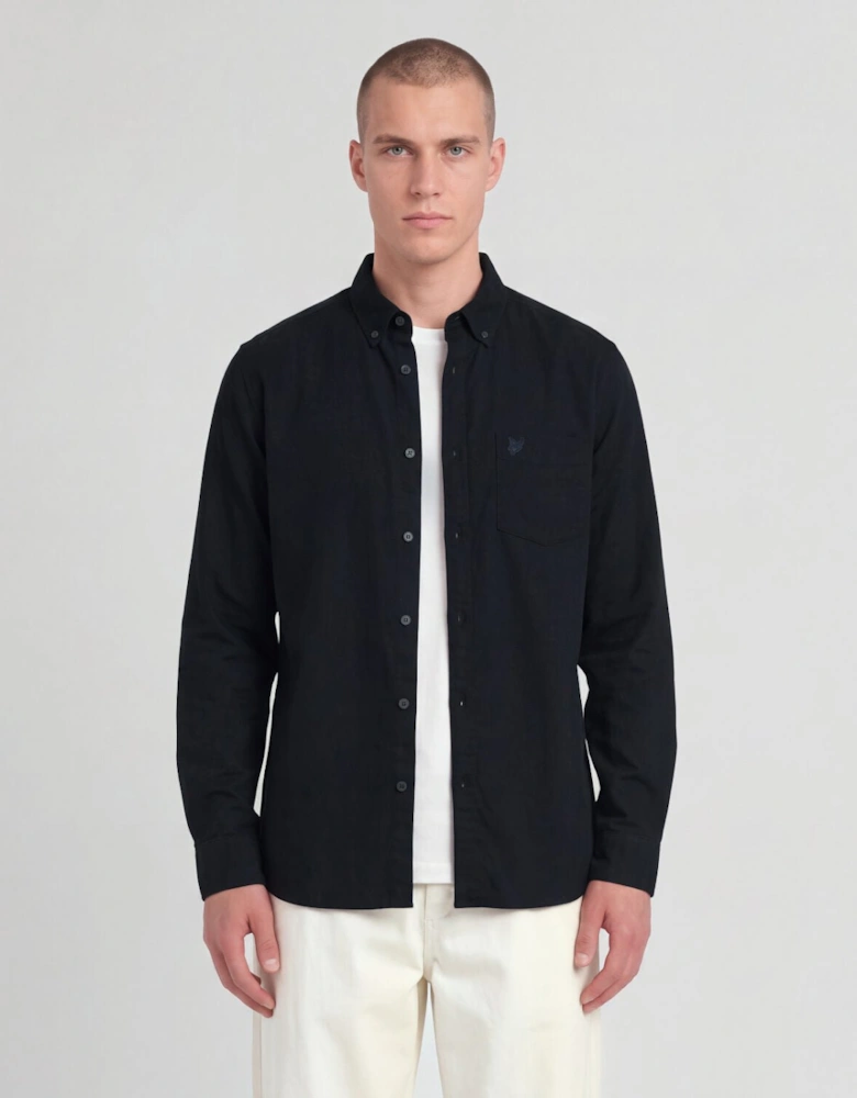 Tonal Button Down Oxford Shirt