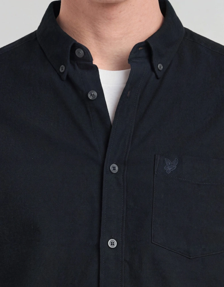 Tonal Button Down Oxford Shirt