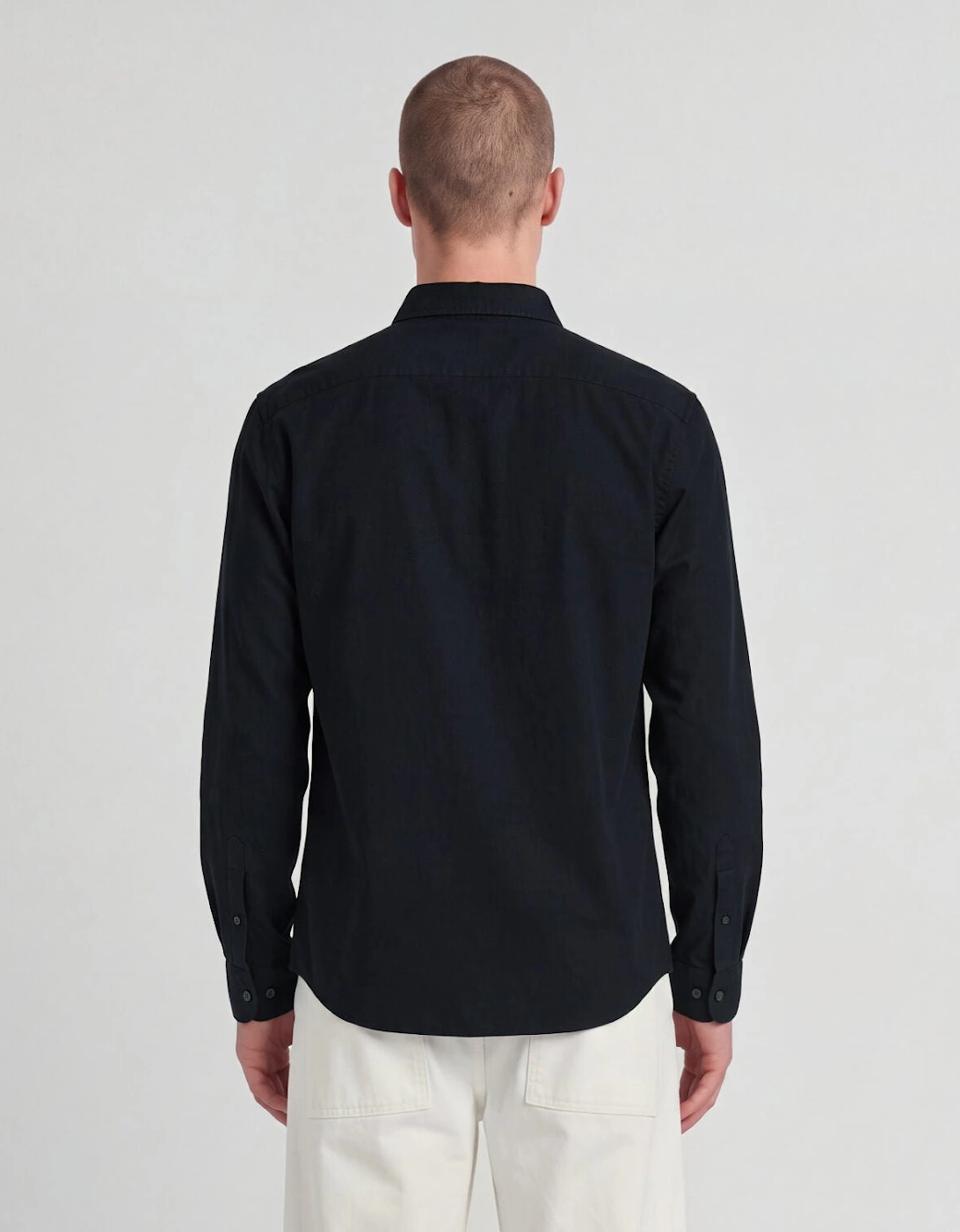 Tonal Button Down Oxford Shirt