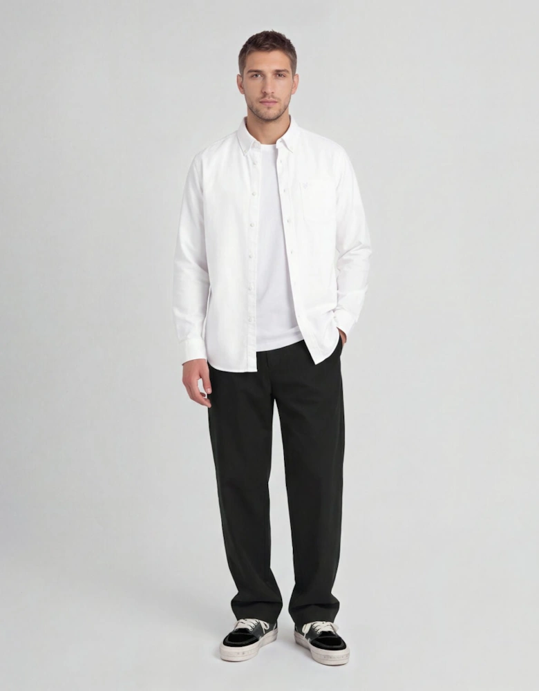 Tonal Button Down Oxford Shirt