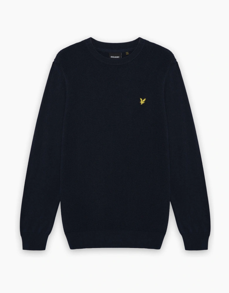 Waffle Crew Neck Jumper