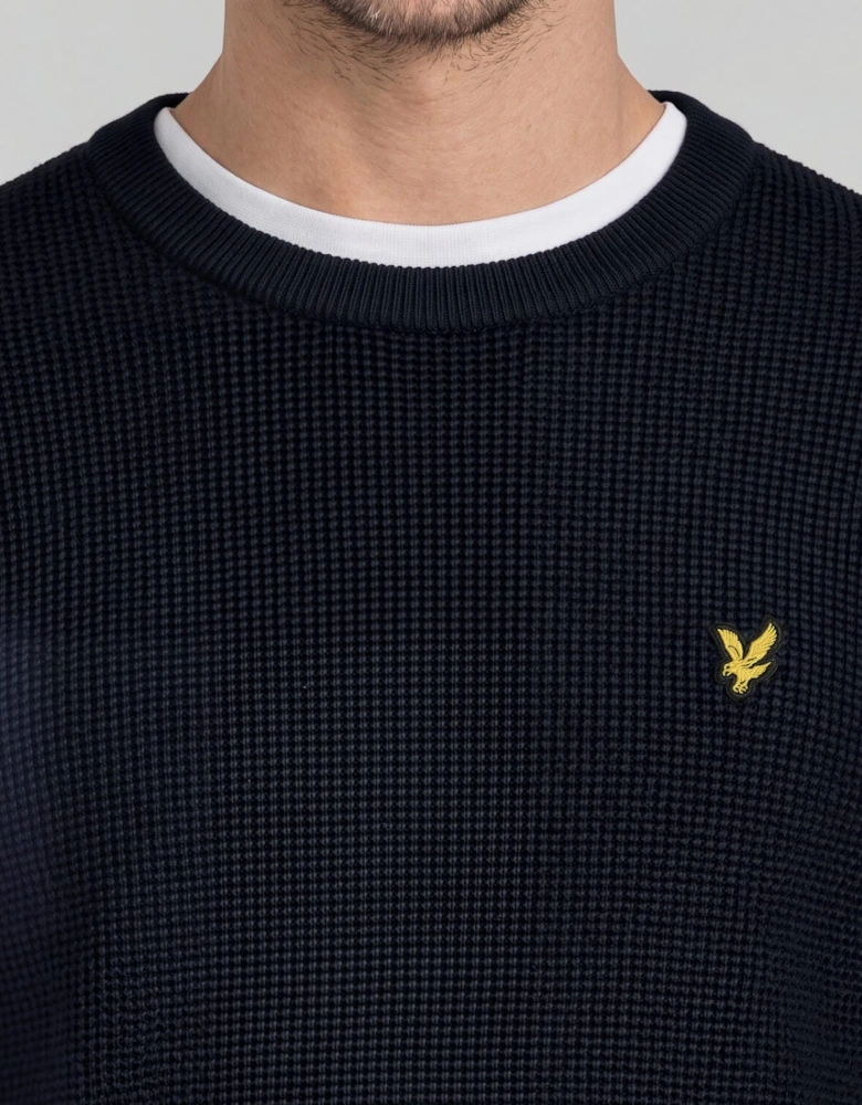Waffle Crew Neck Jumper