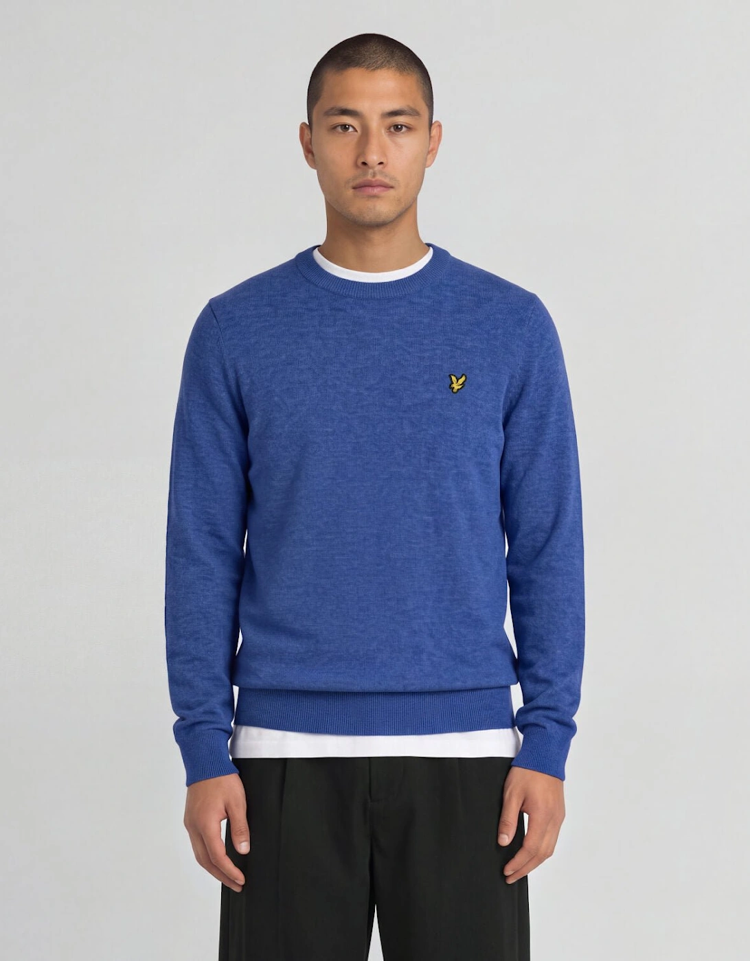 Lambswool Blend Crew Neck Jumper