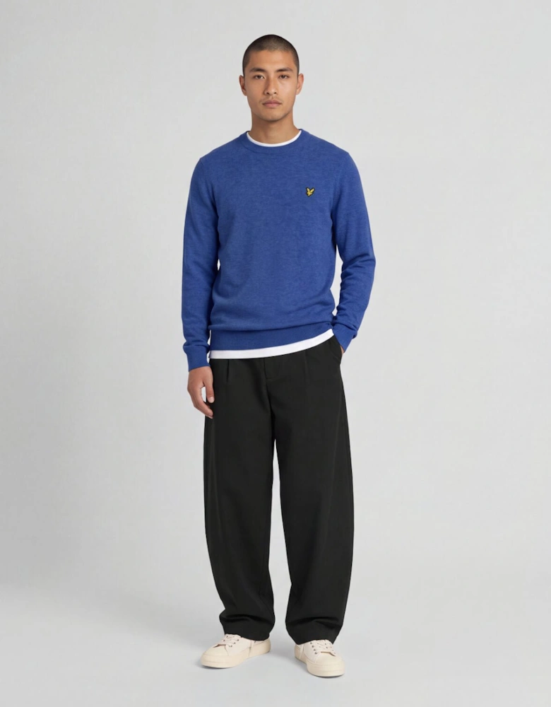 Lambswool Blend Crew Neck Jumper