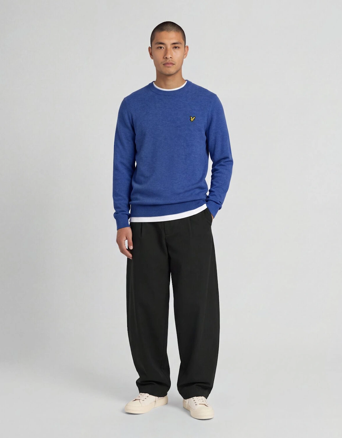 Lambswool Blend Crew Neck Jumper