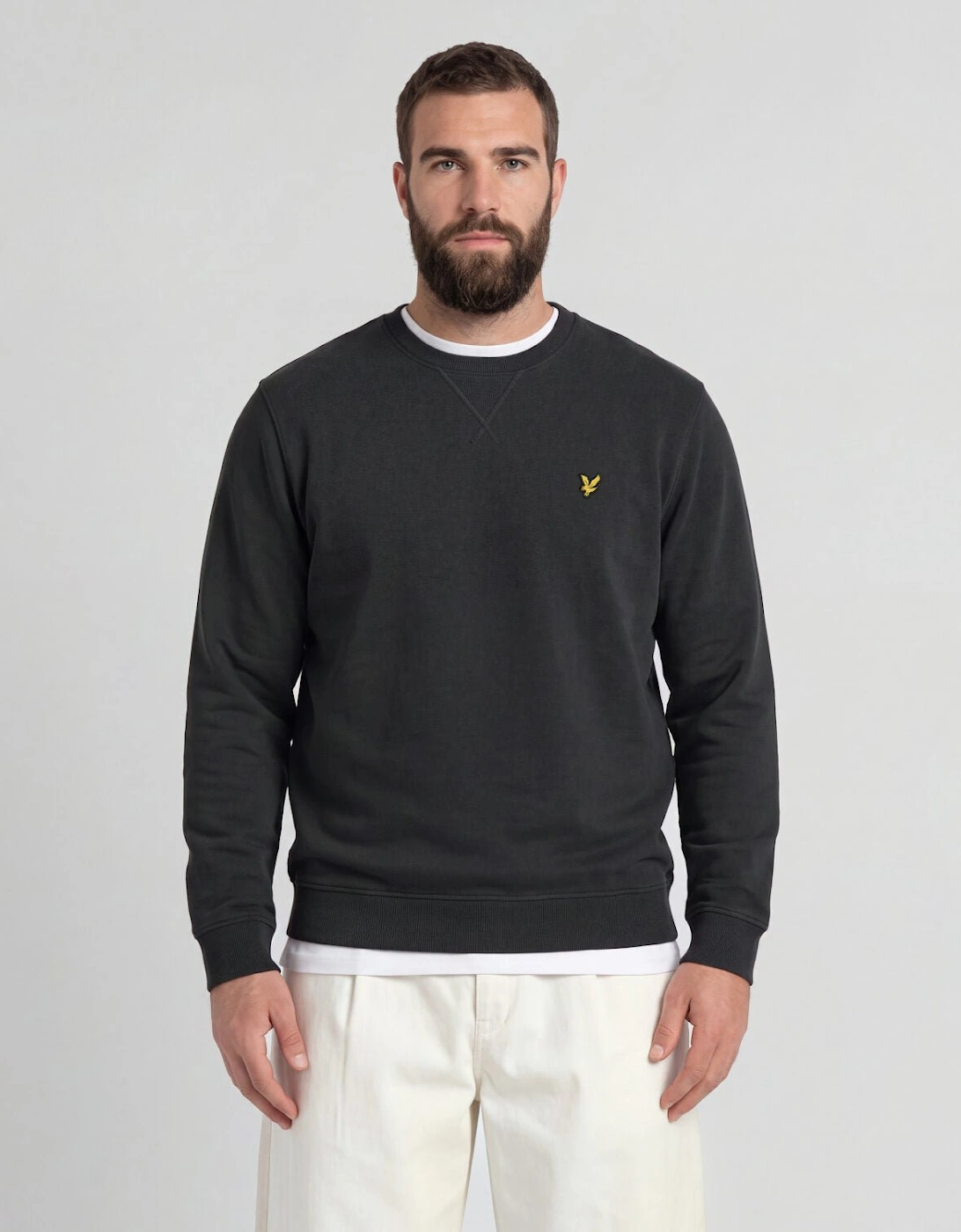 Cotton Crew Neck Sweatshirt