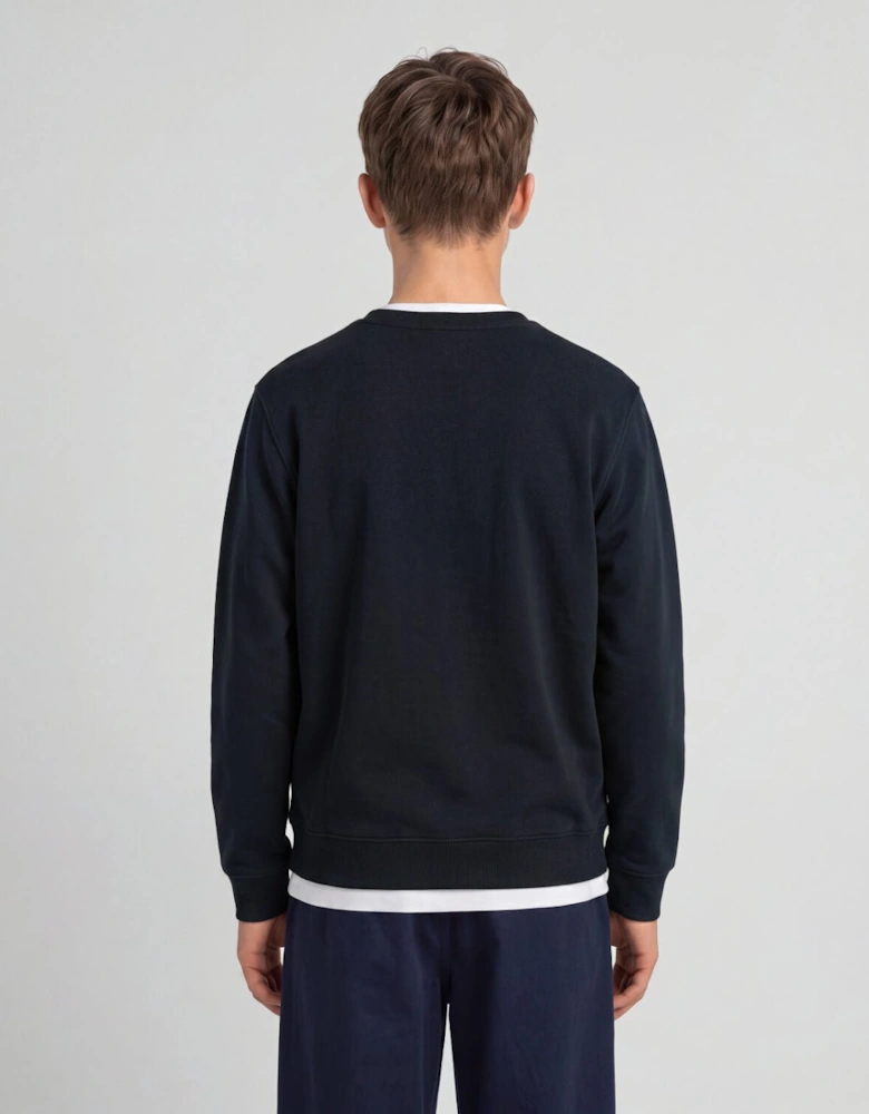 Jacquard Tape Crew Neck Sweatshirt