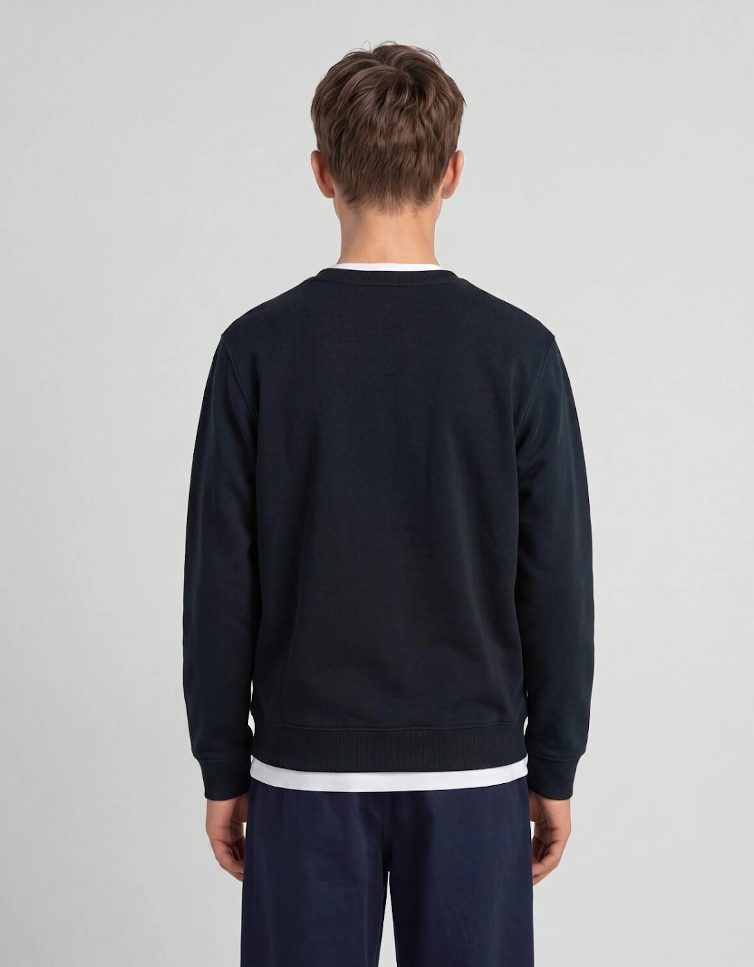 Jacquard Tape Crew Neck Sweatshirt