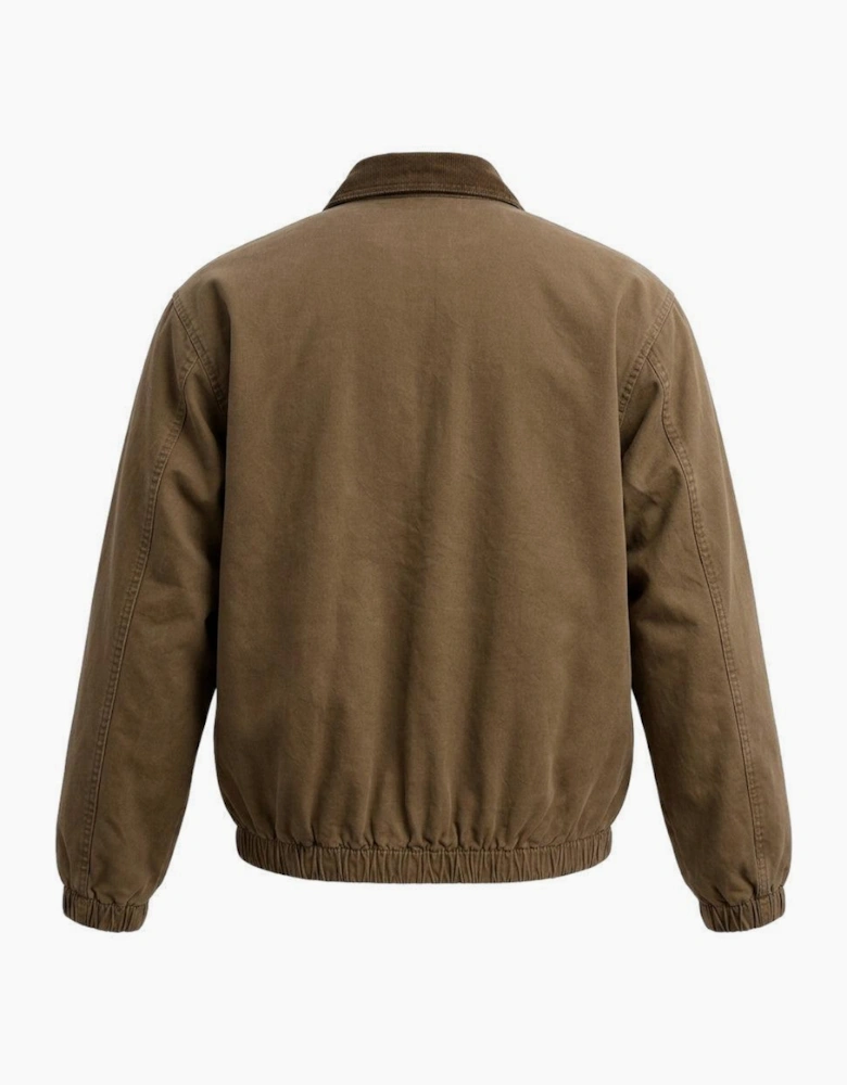 Carhartt WIP Madison Ripstop Jacket Dark Beech/Black Garment Dyed