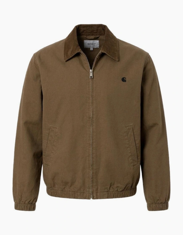 Carhartt WIP Madison Ripstop Jacket Dark Beech/Black Garment Dyed