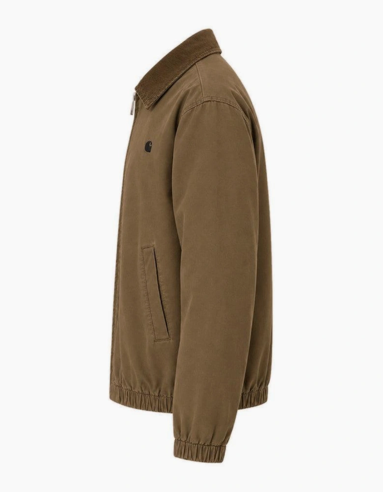 Carhartt WIP Madison Ripstop Jacket Dark Beech/Black Garment Dyed