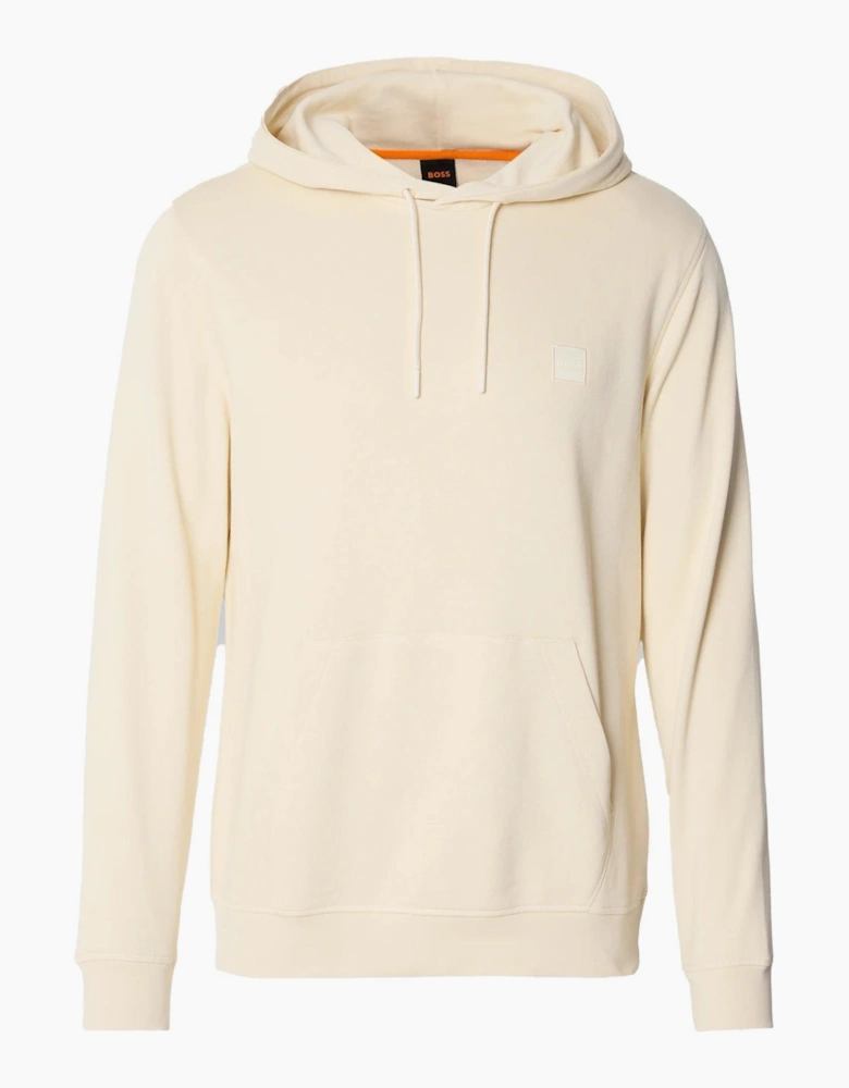 BOSS Wetalk Logo Patch Hoodie Open Yellow