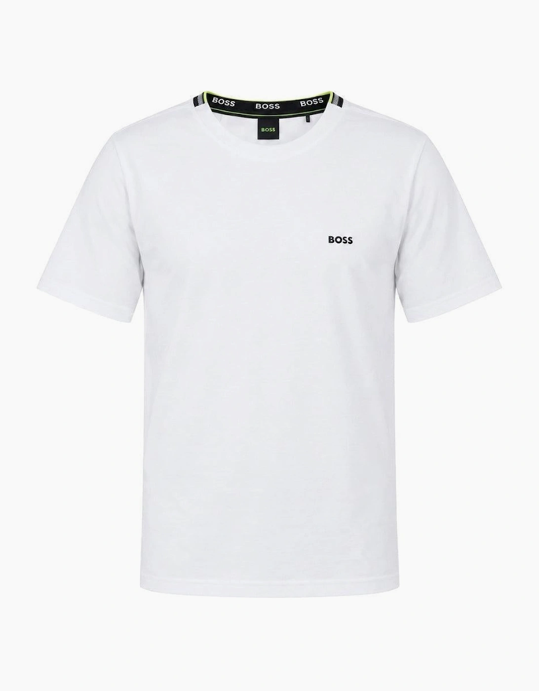 BOSS Pique Taddy T-Shirt Open White
