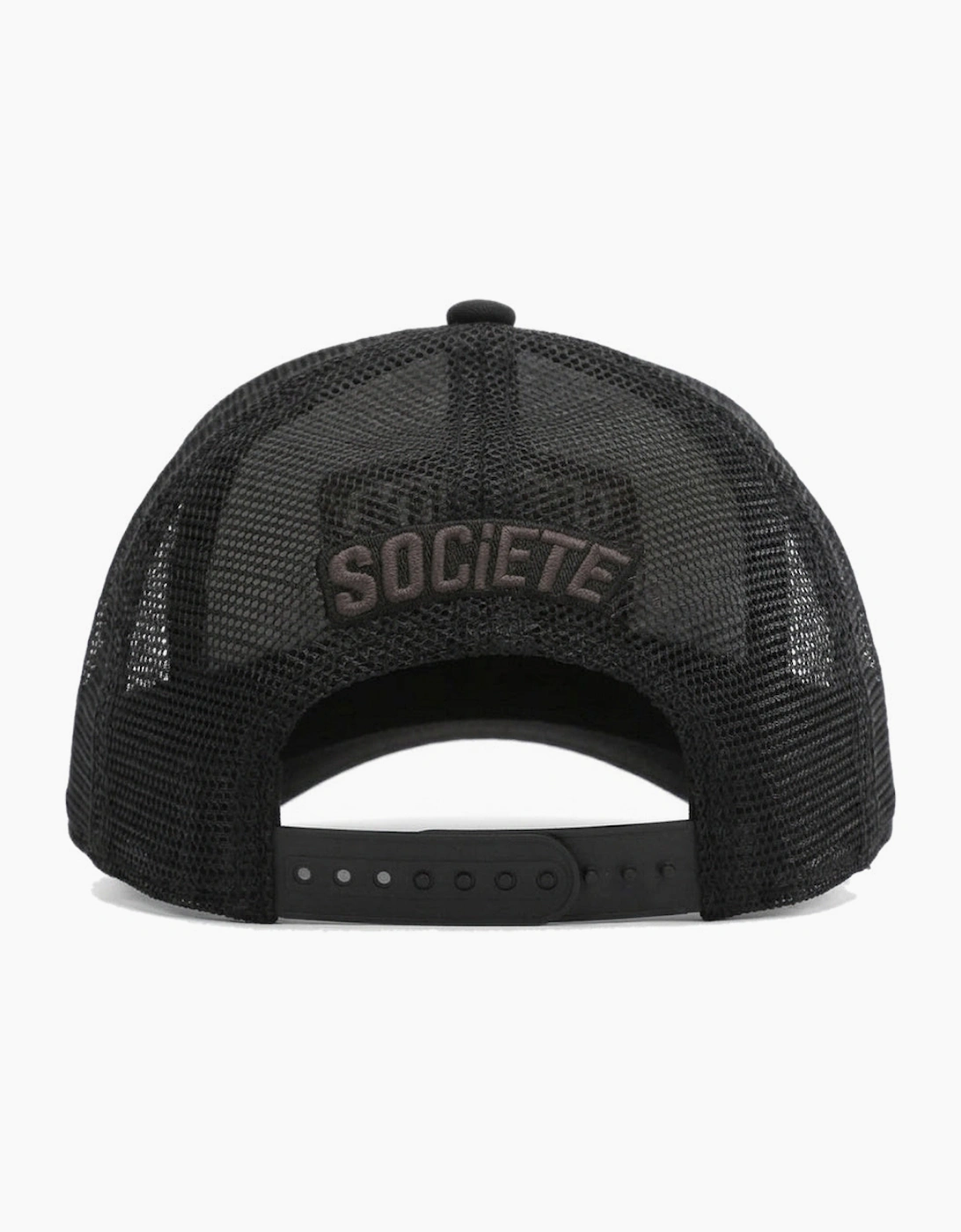 Societe Noir Marais Mesh Trucker Cap Blackout