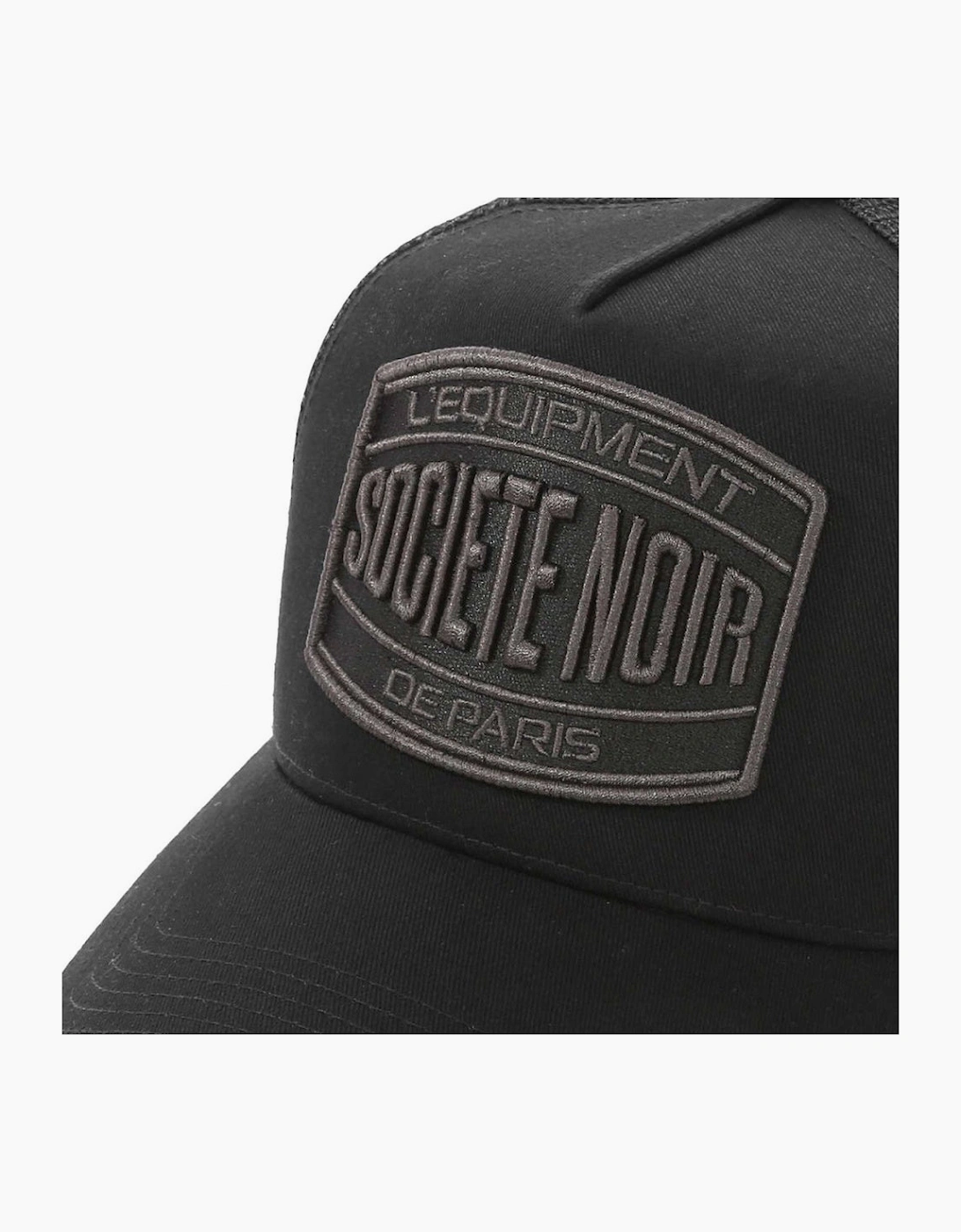 Societe Noir Marais Mesh Trucker Cap Blackout