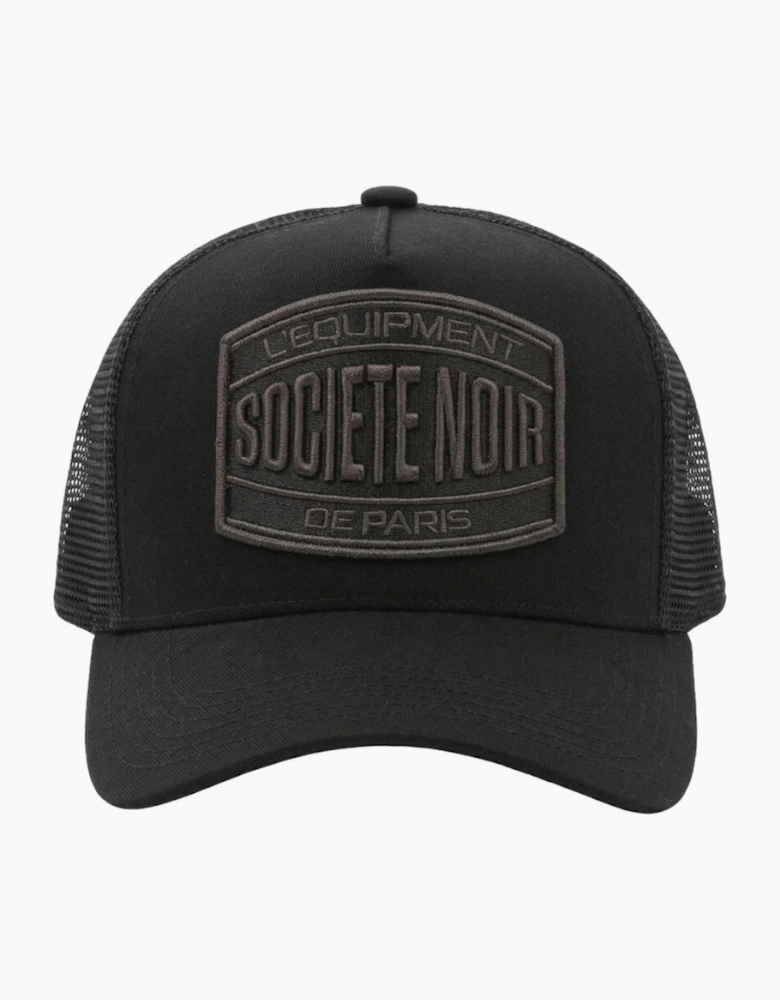 Societe Noir Marais Mesh Trucker Cap Blackout
