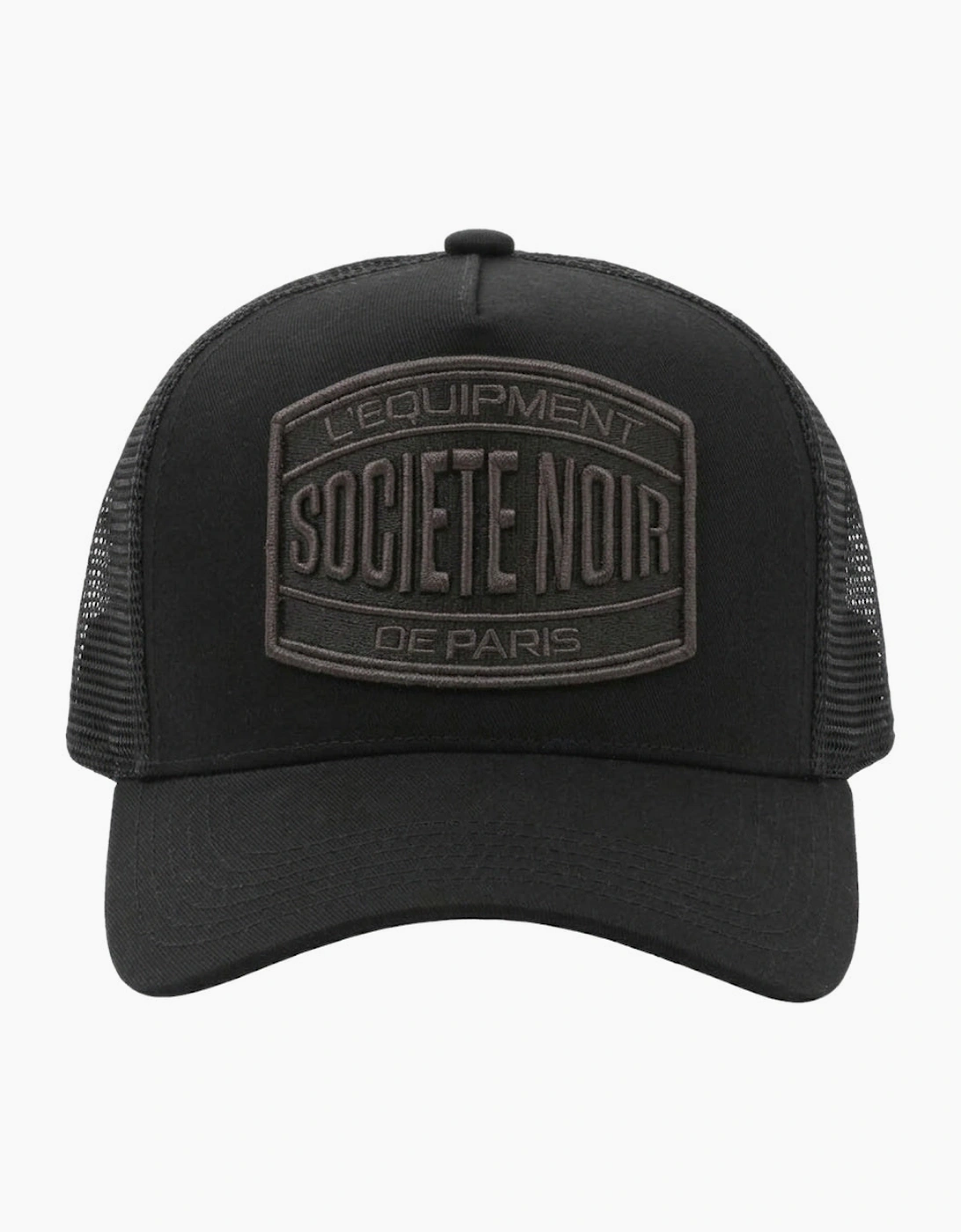 Societe Noir Marais Mesh Trucker Cap Blackout