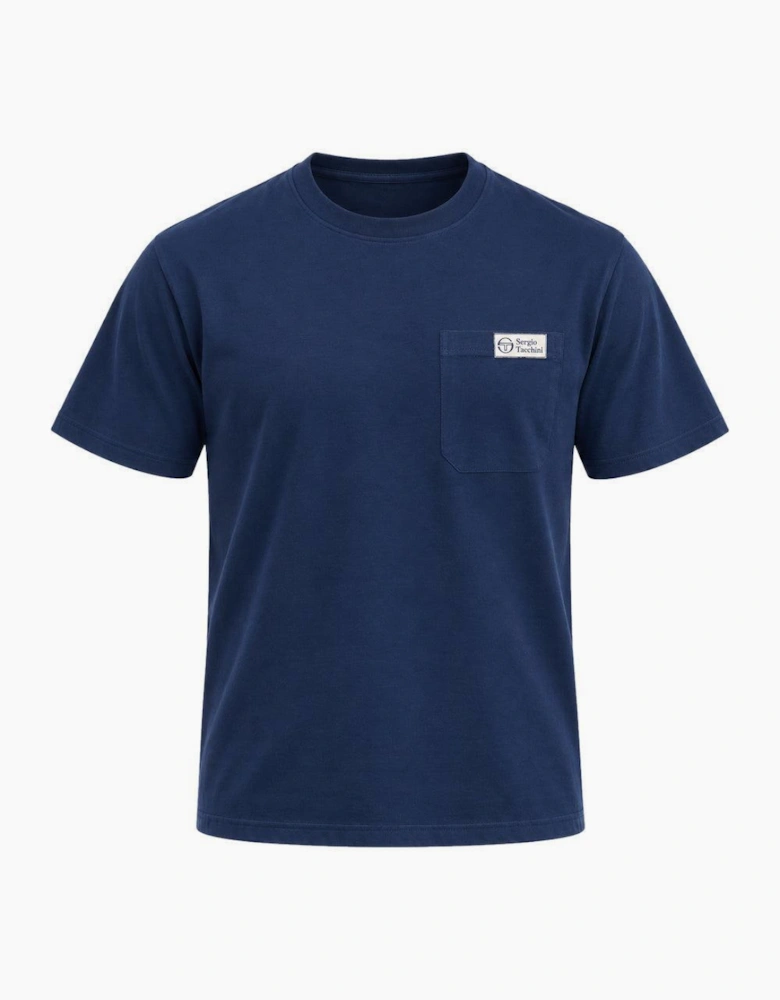 Sergio Tacchini Gallo Pocket T-Shirt Maritime Blue