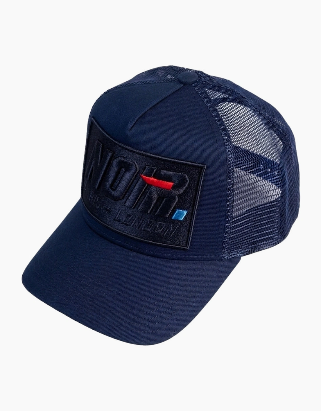 Societe Noir La Vitesse Mesh Trucker Cap Navy
