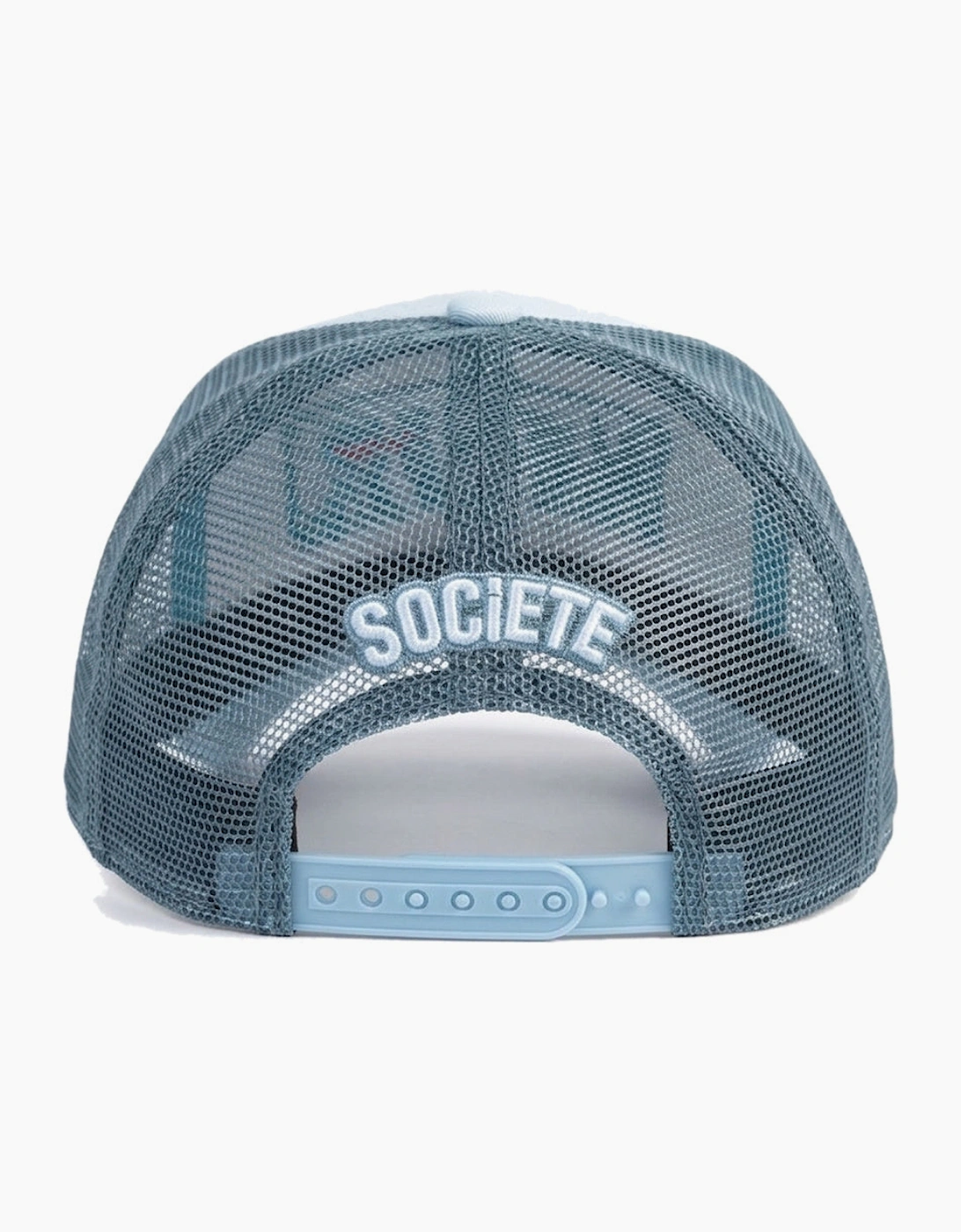 Societe Noir La Vitesse Mesh Trucker Cap Baby Blue/Teal