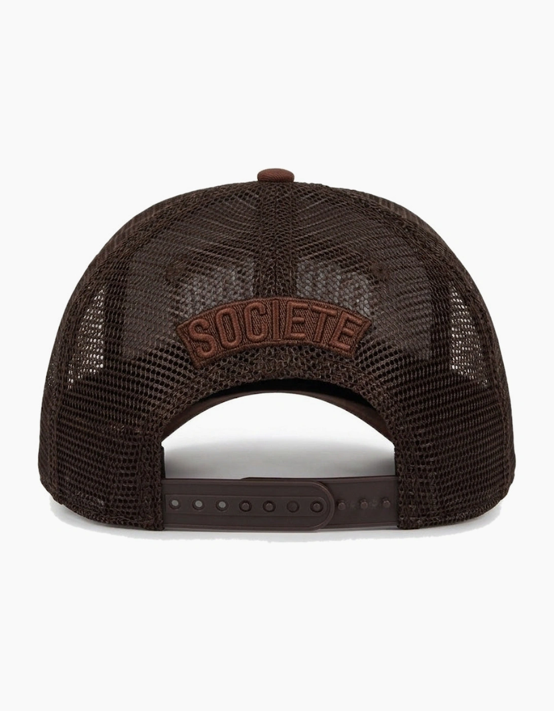 Societe Noir Marais Mesh Trucker Cap Brown/White