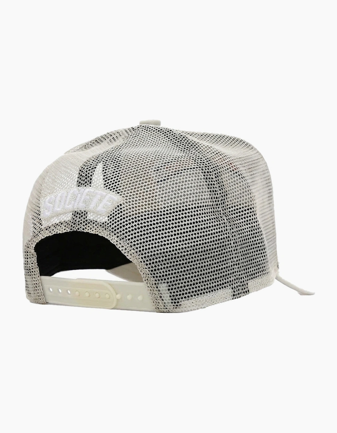Societe Noir Marais Mesh Trucker Cap Off White