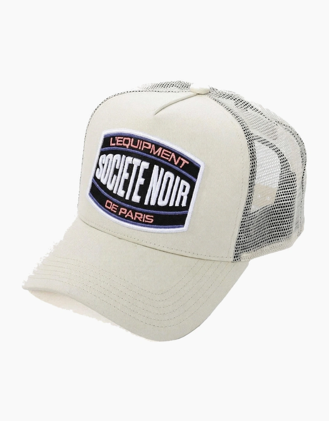 Societe Noir Marais Mesh Trucker Cap Off White