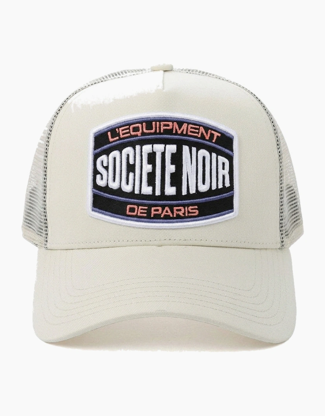 Societe Noir Marais Mesh Trucker Cap Off White