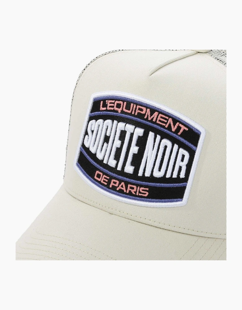 Societe Noir Marais Mesh Trucker Cap Off White