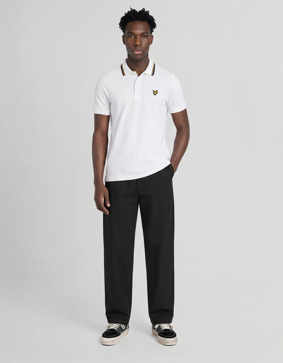 Tipped Track Polo Shirt