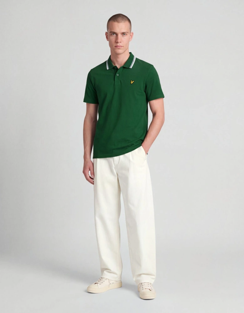 Tipped Track Polo Shirt