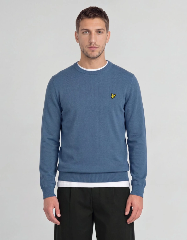 Cotton Merino Crew Neck Jumper