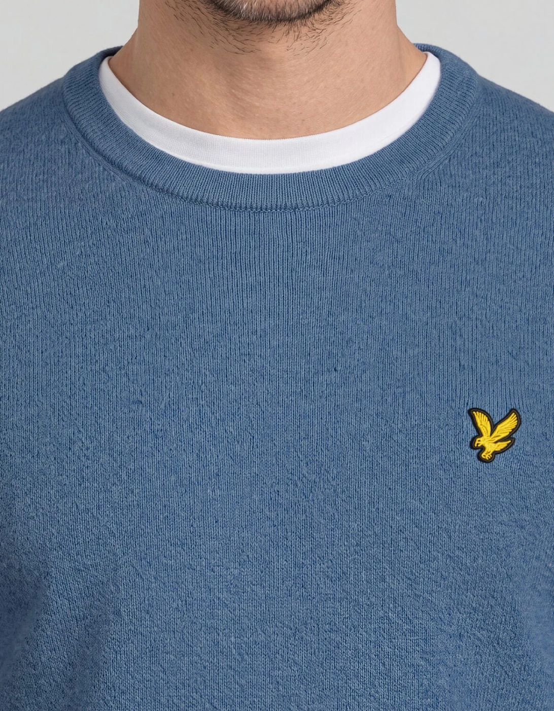 Cotton Merino Crew Neck Jumper