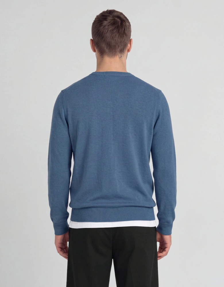 Cotton Merino Crew Neck Jumper
