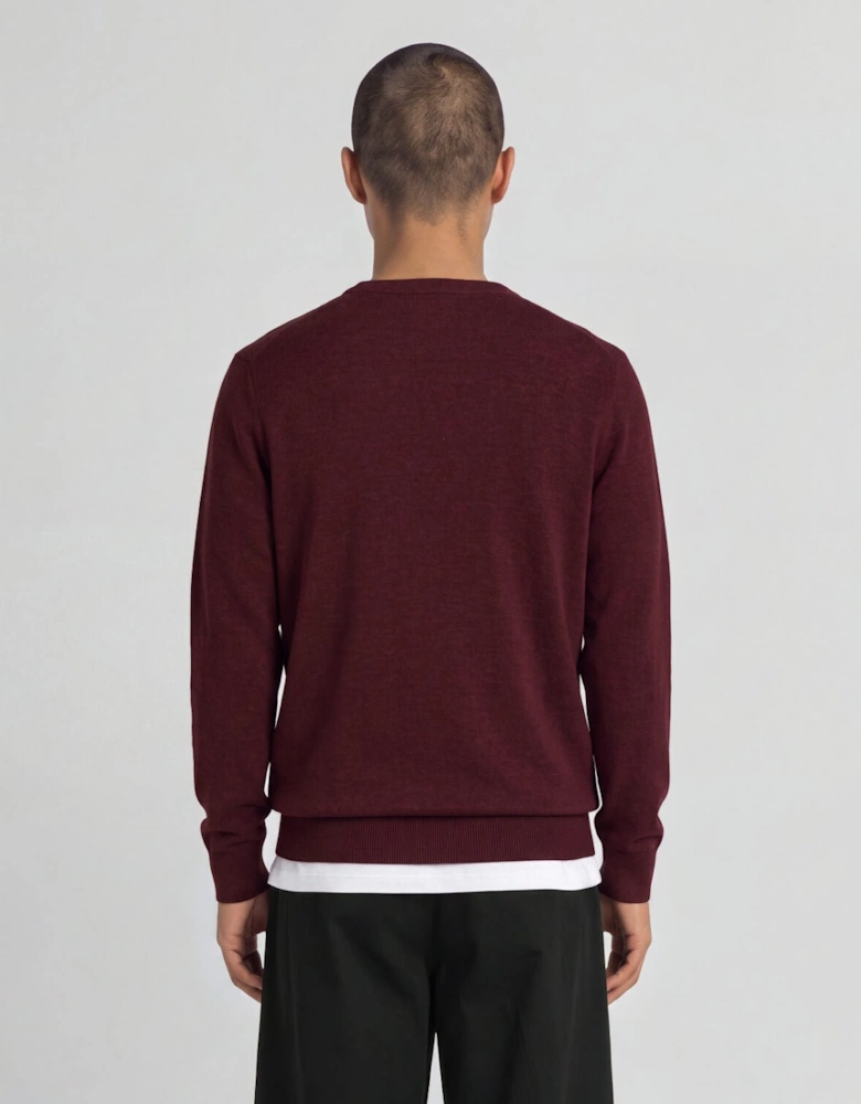Lambswool Blend Crew Neck Jumper