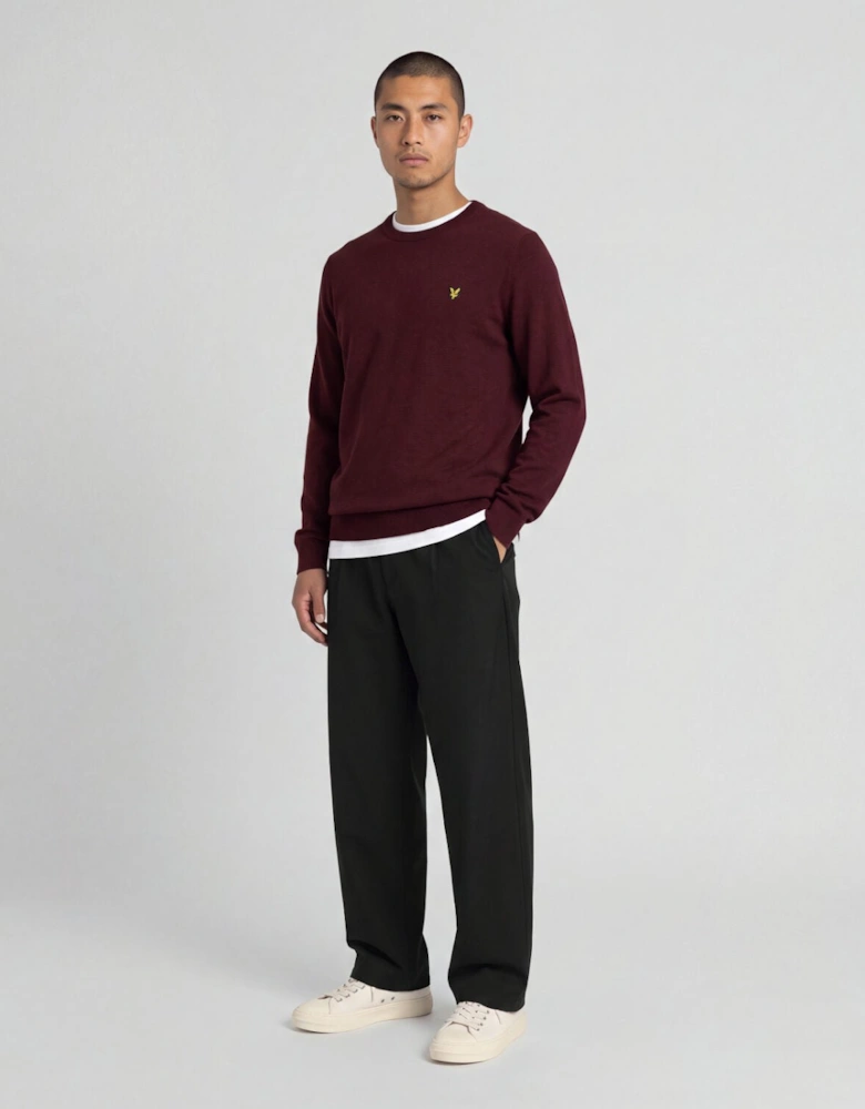 Lambswool Blend Crew Neck Jumper