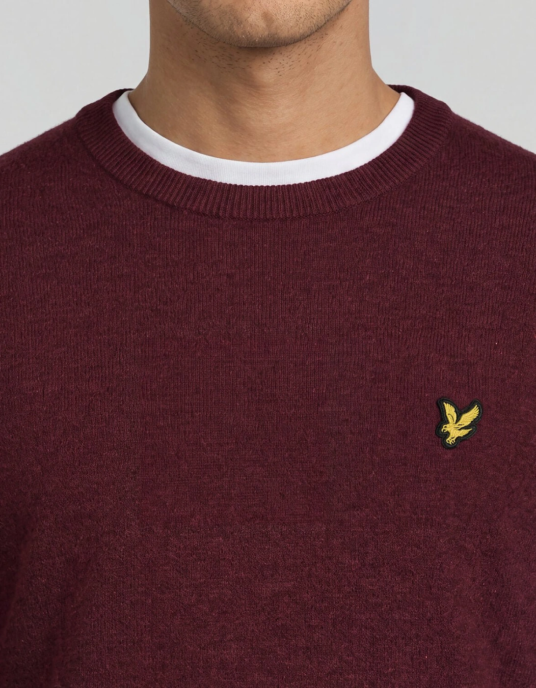Lambswool Blend Crew Neck Jumper