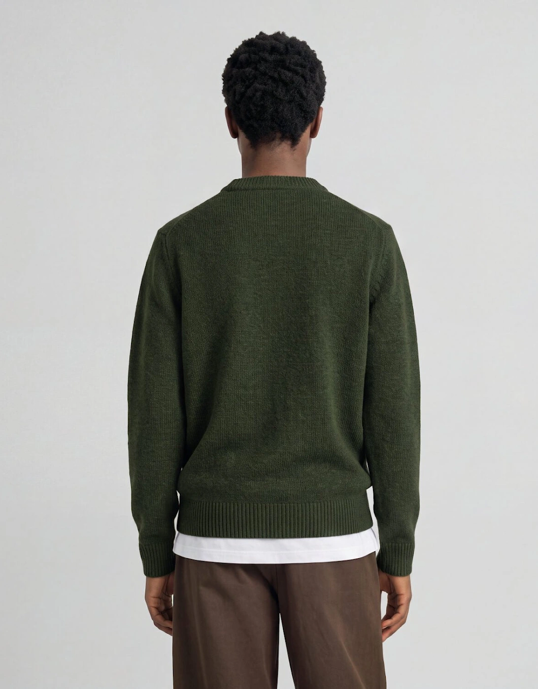 Textured Crew Neck Jumper