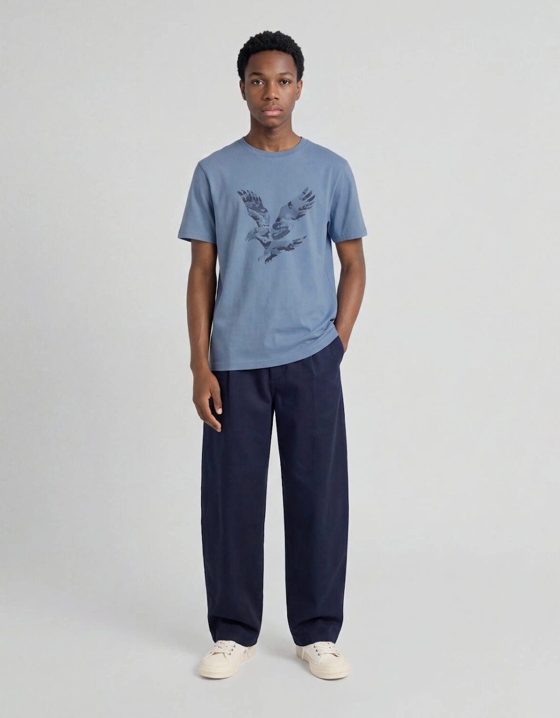 Pixelated Eagle Graphic T-shirt
