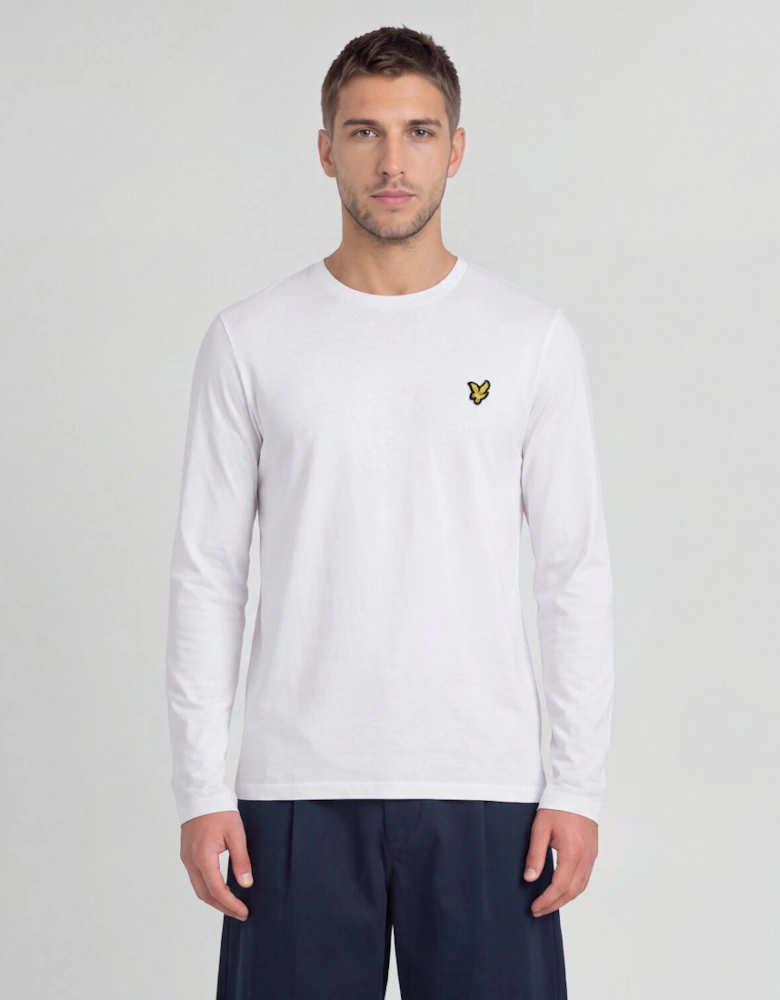 Boxy Long Sleeve Cotton T-Shirt