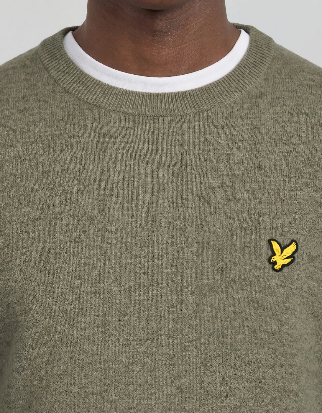 Pure Lambswool Blend Crew Neck Jumper