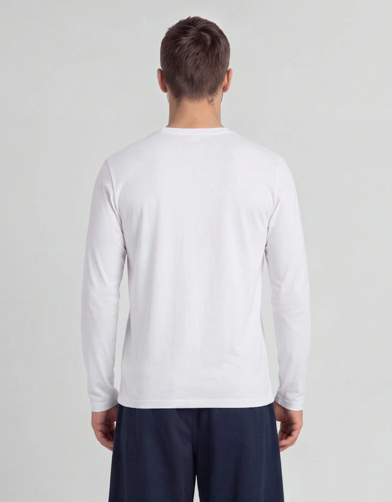 Boxy Long Sleeve Cotton T-Shirt