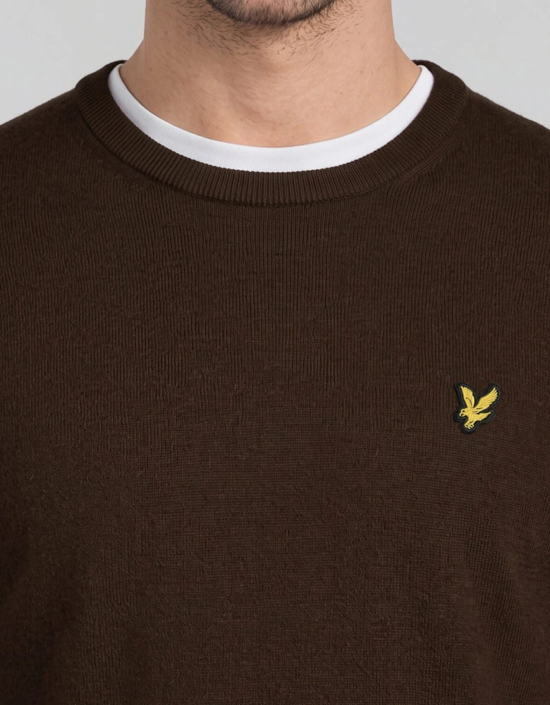 Cotton Merino Crew Neck Jumper