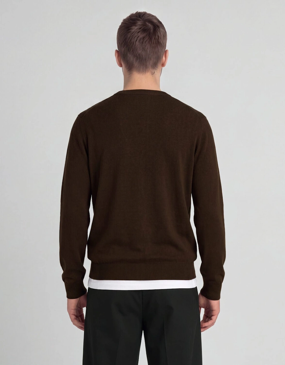 Cotton Merino Crew Neck Jumper