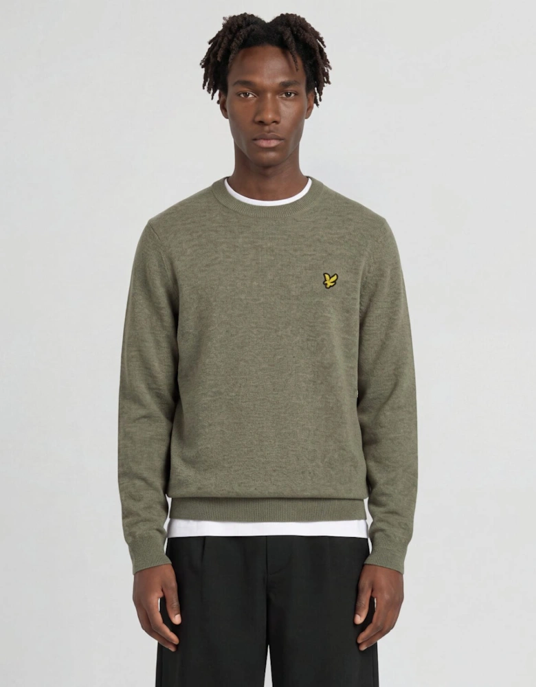 Pure Lambswool Blend Crew Neck Jumper