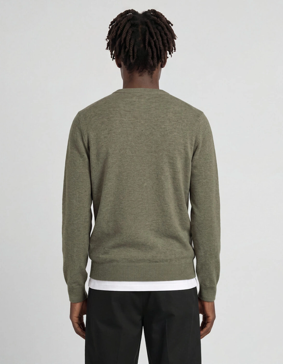 Pure Lambswool Blend Crew Neck Jumper