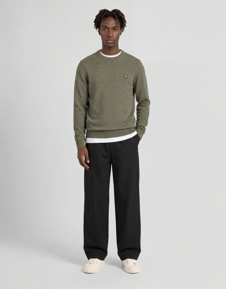 Pure Lambswool Blend Crew Neck Jumper
