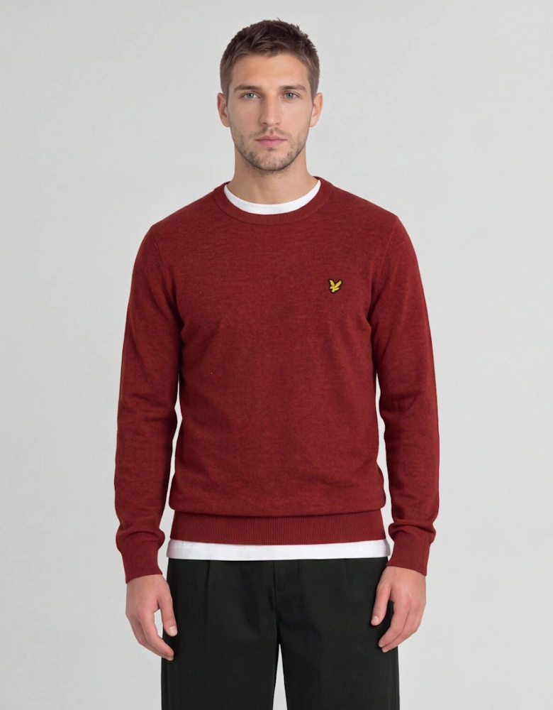 Lambswool Blend Crew Neck Jumper