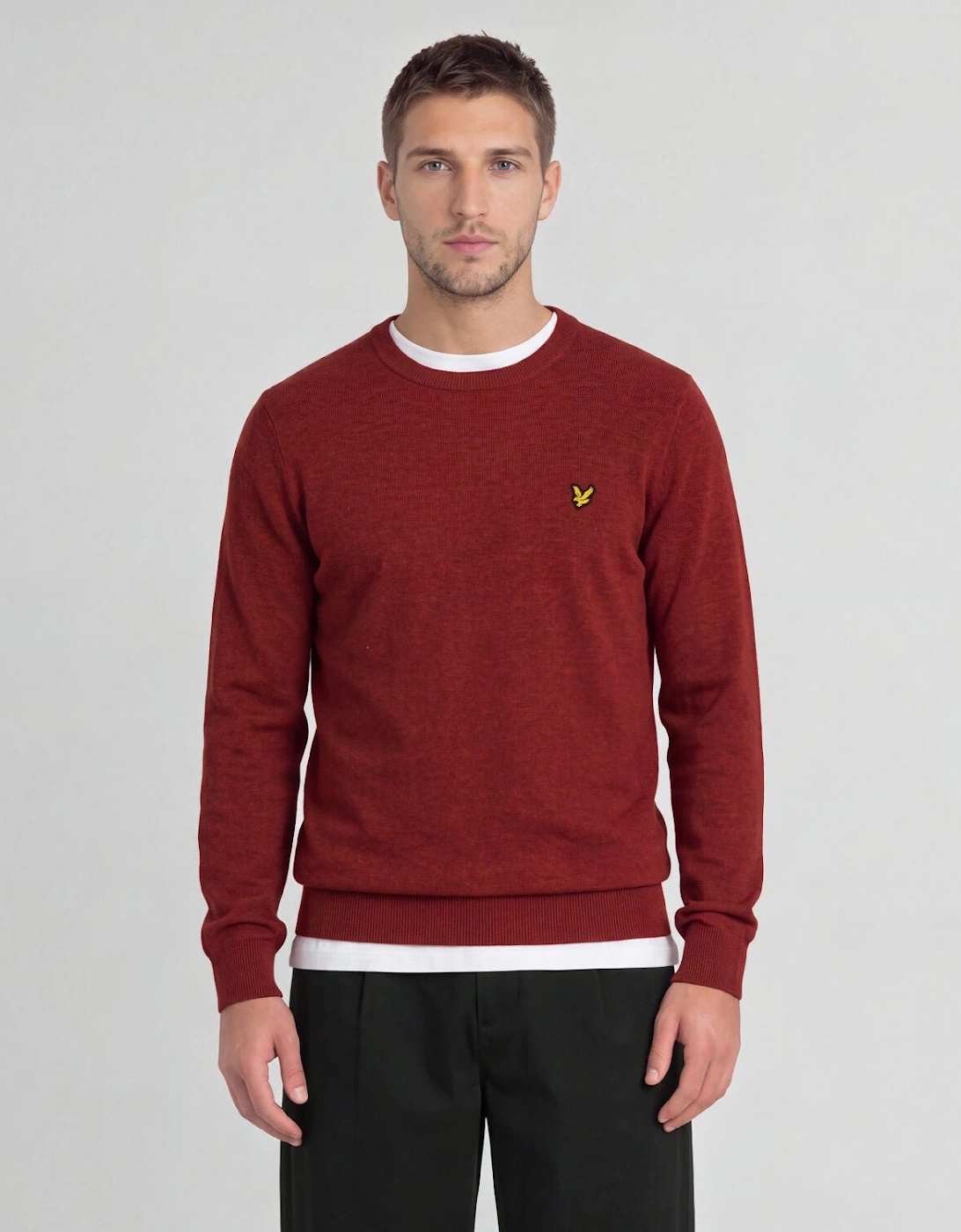 Lambswool Blend Crew Neck Jumper