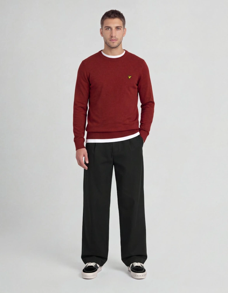 Lambswool Blend Crew Neck Jumper